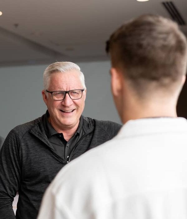 Founders connecting at Entre House